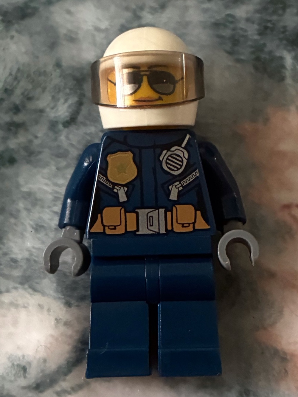 Dark Blue Police Minifigure Lego